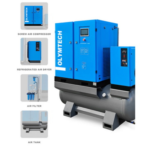 ปั๊มลมสกรูอินเวอร์เตอร์ 4in1 Olymtech J22CTG-8 5